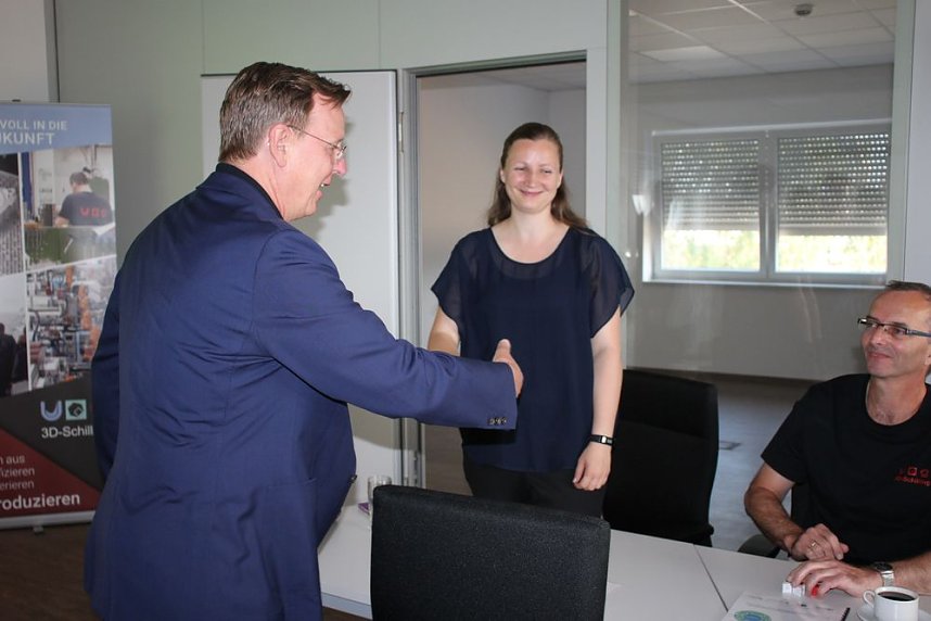 Ramelow bei 3D-Schilling in Oberspier