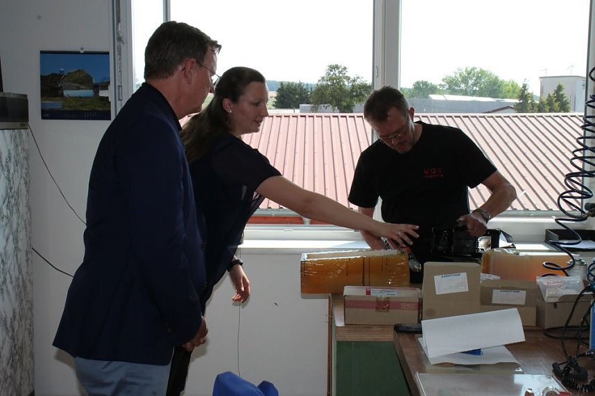 Ramelow bei 3D-Schilling in Oberspier