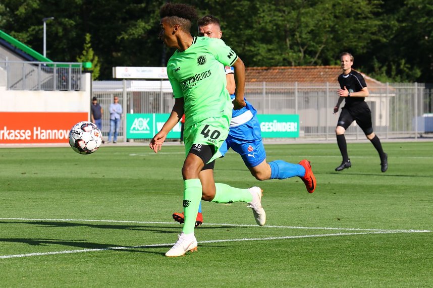 Wacker testete gegen Bundesligist in Hannover