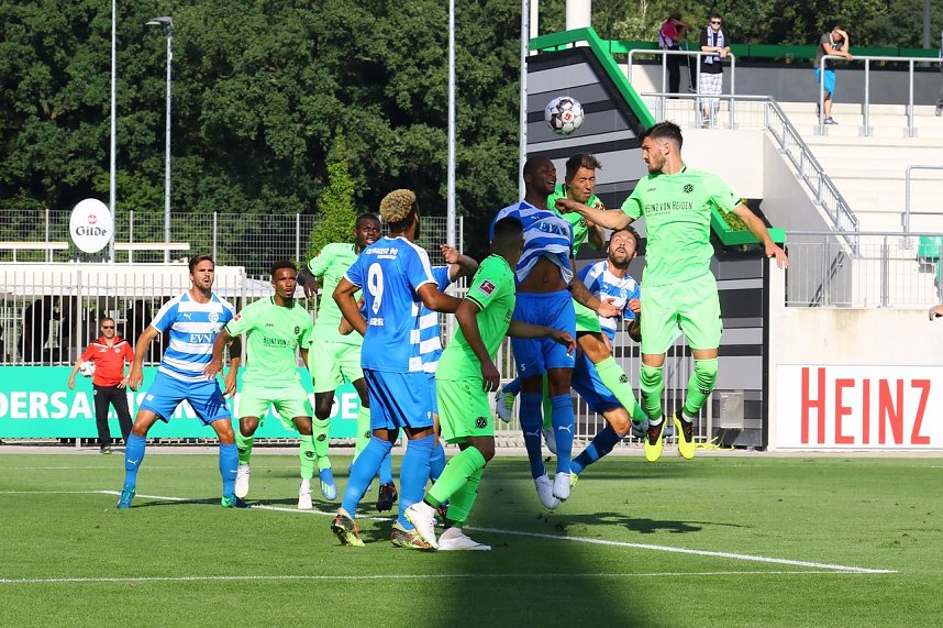 Wacker testete gegen Bundesligist in Hannover