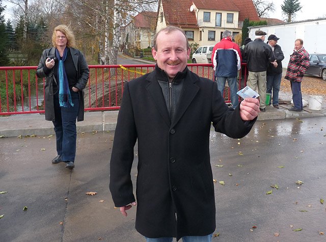 Freigabe Br&uuml;cke Wenigenehrich