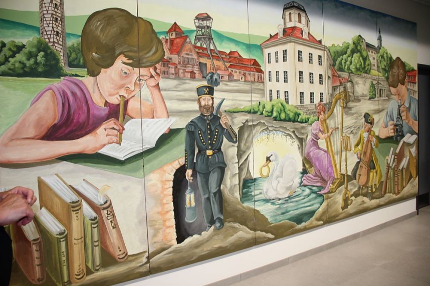 An dieser Schule werden modernste Lernbedingungen geboten