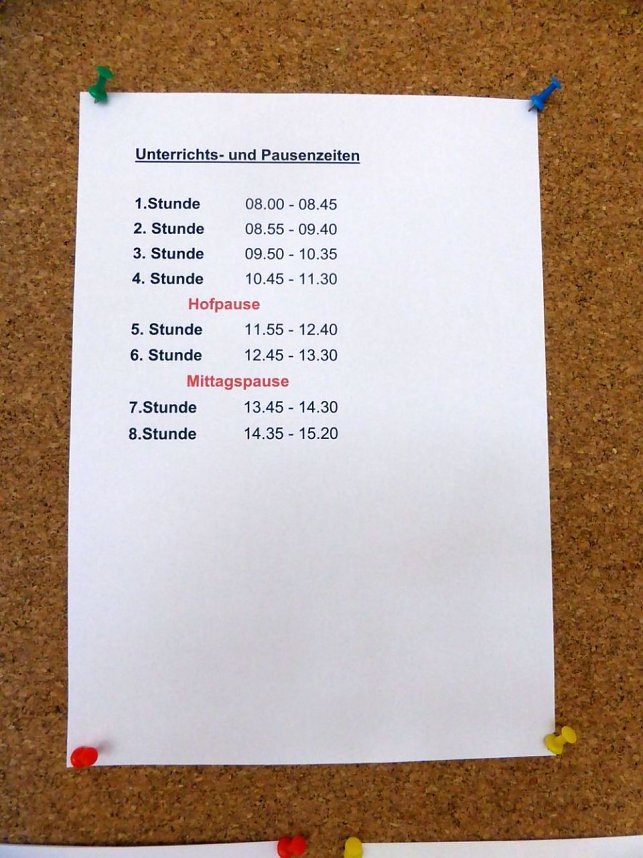 Tag der offenen T&uuml;r in der neuen Franzbergschule