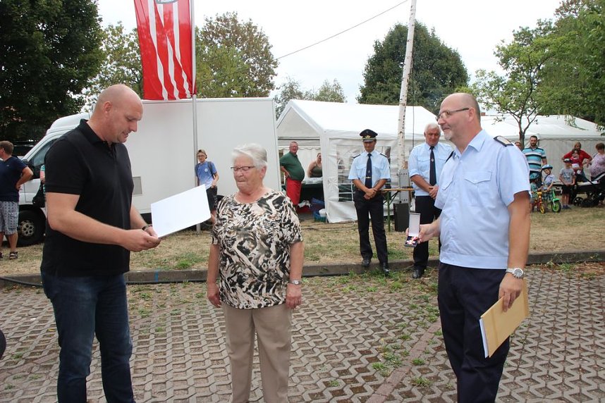 Feuerwehr feierte in Jecha