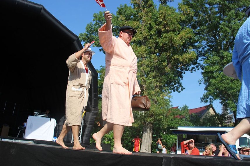 Publikumsmagnet Bademodenschau