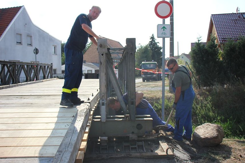 Br&uuml;cke in Thalebra steht schon
