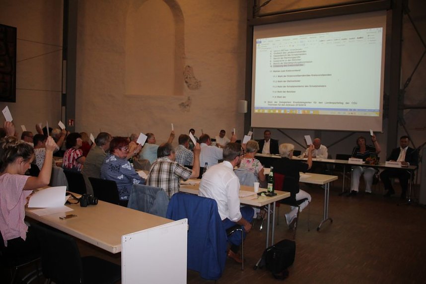 CDU Kyffh&auml;userkreis mit Parteitag