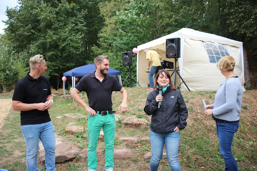 Sommerfest im Wohngebiet