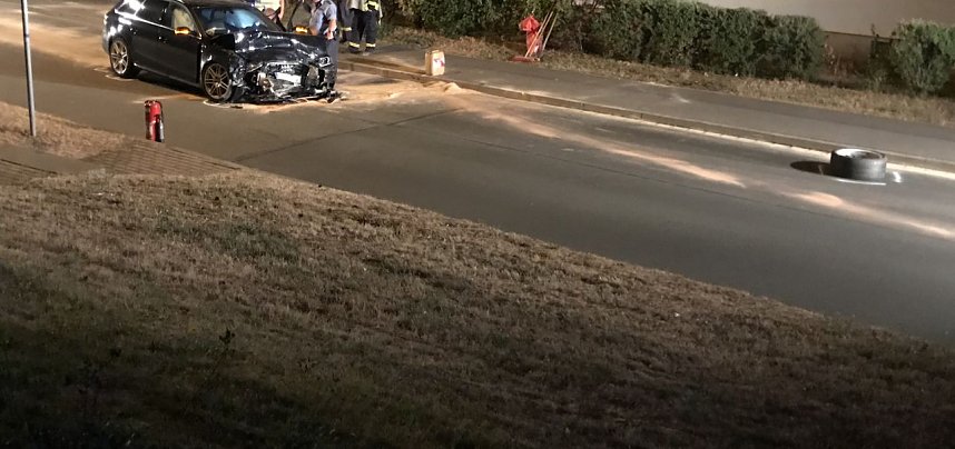 Unfall in der Borntalstra&szlig;e