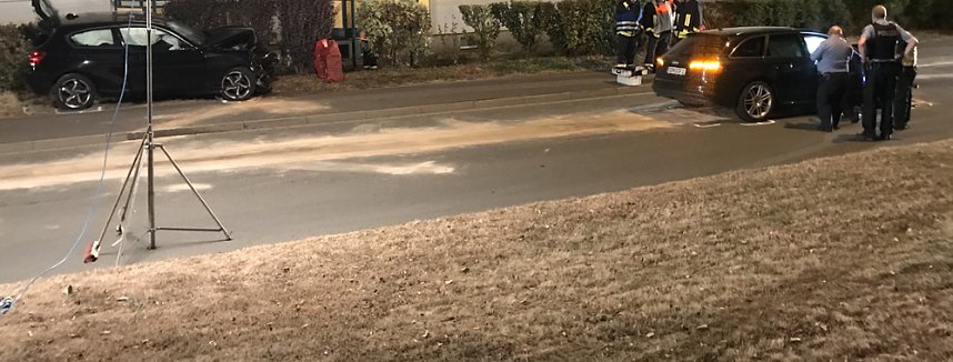 Unfall in der Borntalstra&szlig;e