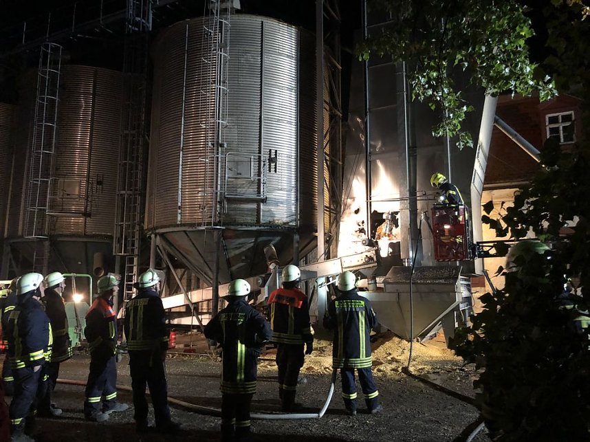 Hoher Schaden bei Brand