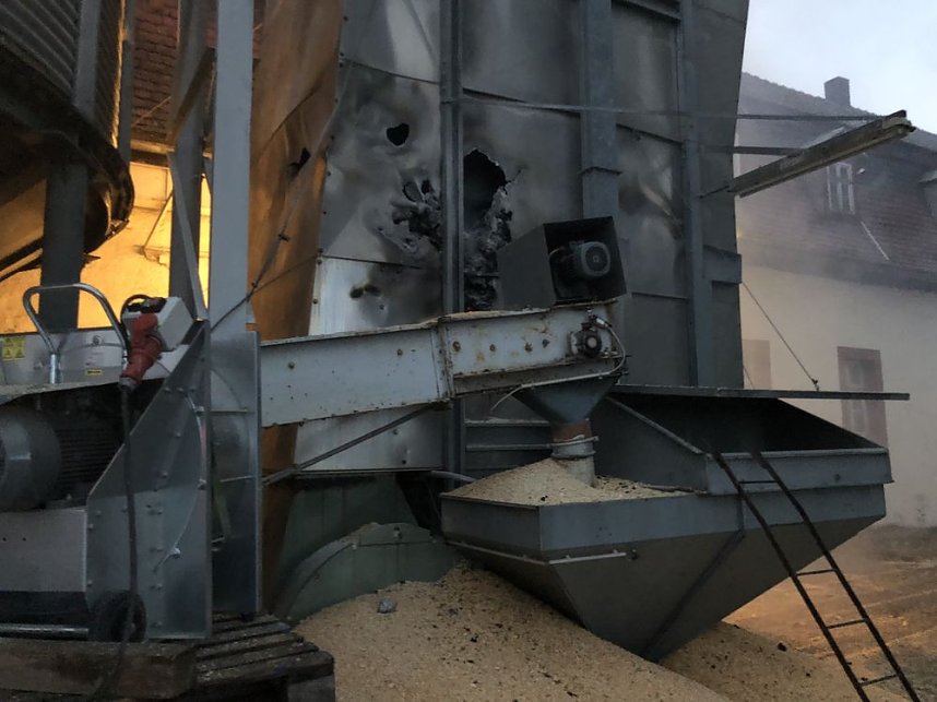 Hoher Schaden bei Brand