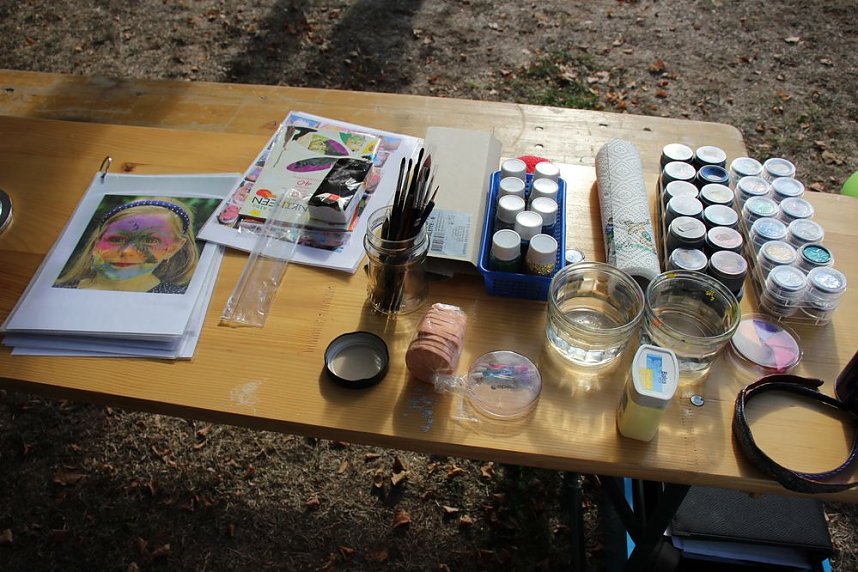 Gro&szlig;es Ger&auml;t aufgebaut