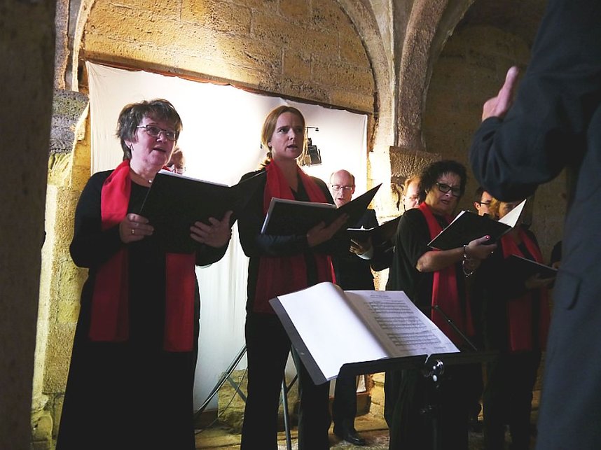 Tag des "Offenen Denkmals in der Klosterruine St. Wigbert " in G&ouml;llingen