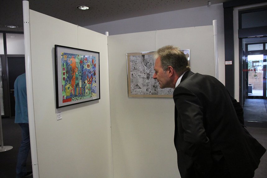 Bilderausstellung in der Kyffh&auml;user-Sparkasse