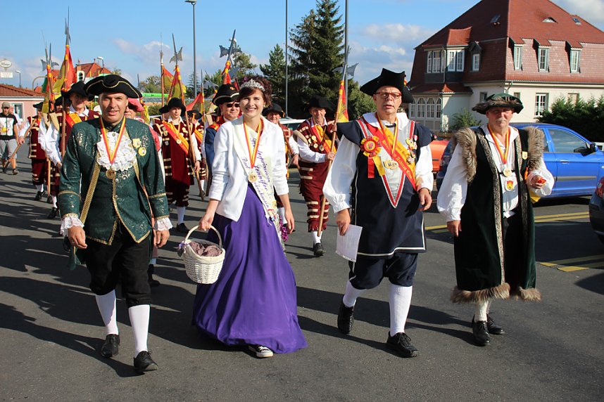 Hausm&auml;nner mit Umzug durch Bad Frankenhausen