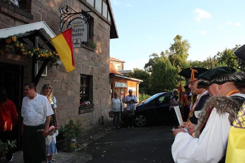 Hausm&auml;nner mit Umzug durch Bad Frankenhausen
