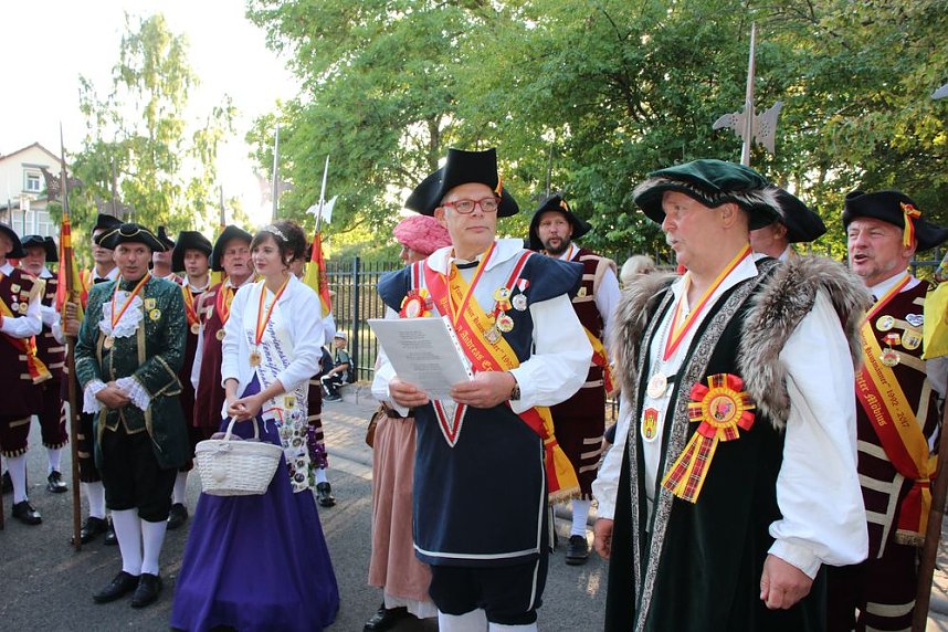 Hausm&auml;nner mit Umzug durch Bad Frankenhausen