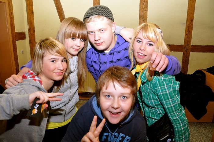 Junge Party im Klubhaus