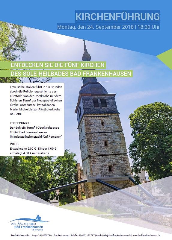 Stadtf&uuml;hrungen in Bad Frankenhausen