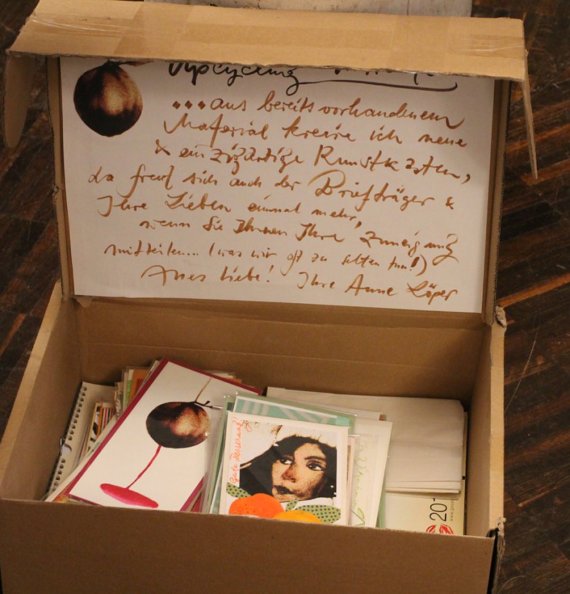 Simplicissimus in Sand gemalt