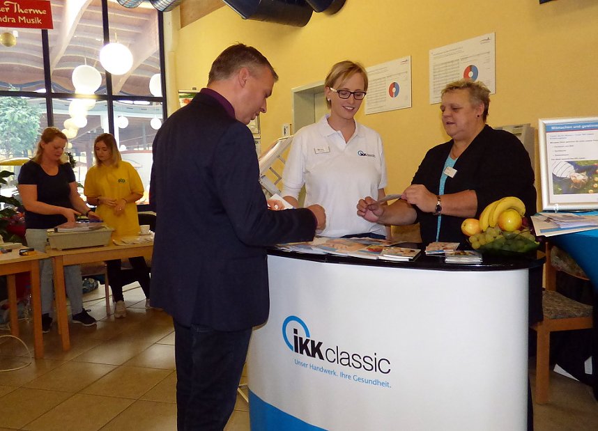 Gesundheitstag in der Kyffh&auml;user-Therme wurde gut besucht