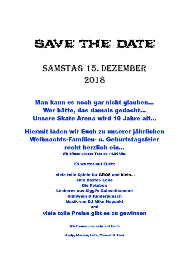 Save THE DATE