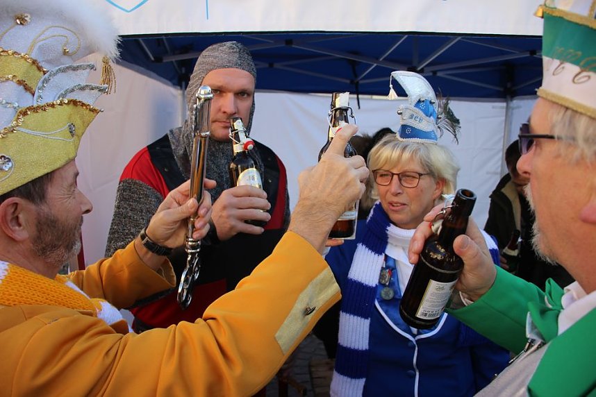 Steffen der Grimmige verteidigte sein Rathaus