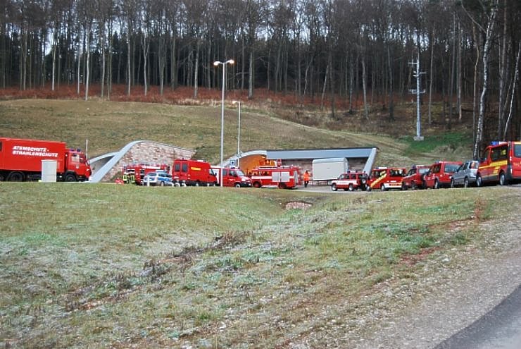 &Uuml;bung auf der Autobahn