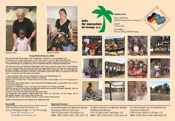 KongoKinderKalender 2019 bestellen !!!