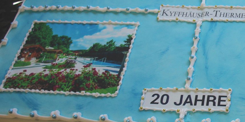 Torte zum 20. Jahrestag