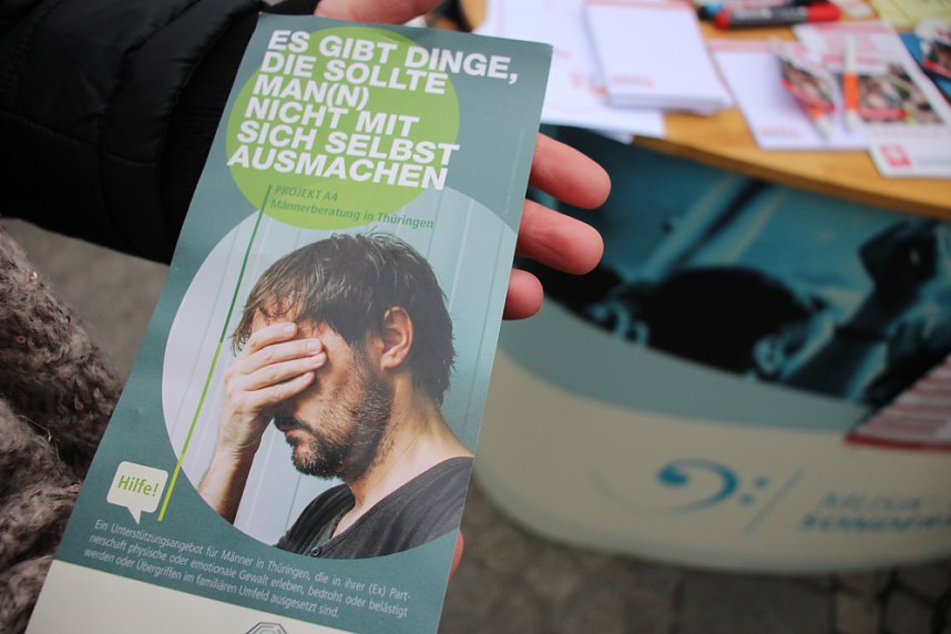 Zeichen gegen h&auml;usliche Gewalt