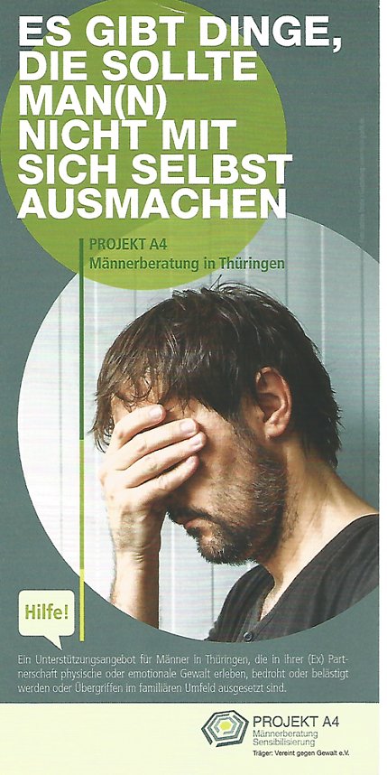 Zeichen gegen h&auml;usliche Gewalt