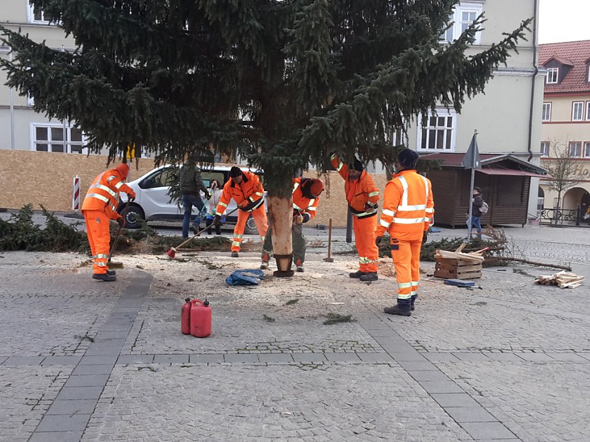 Adventsmarkt kann starten.