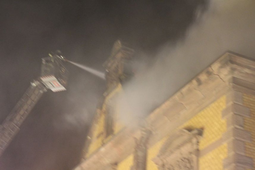 Dachstuhlbrand in Sondershausen