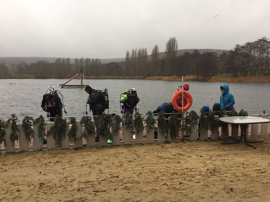 Weihnachtstauchen war ein Erlebnis