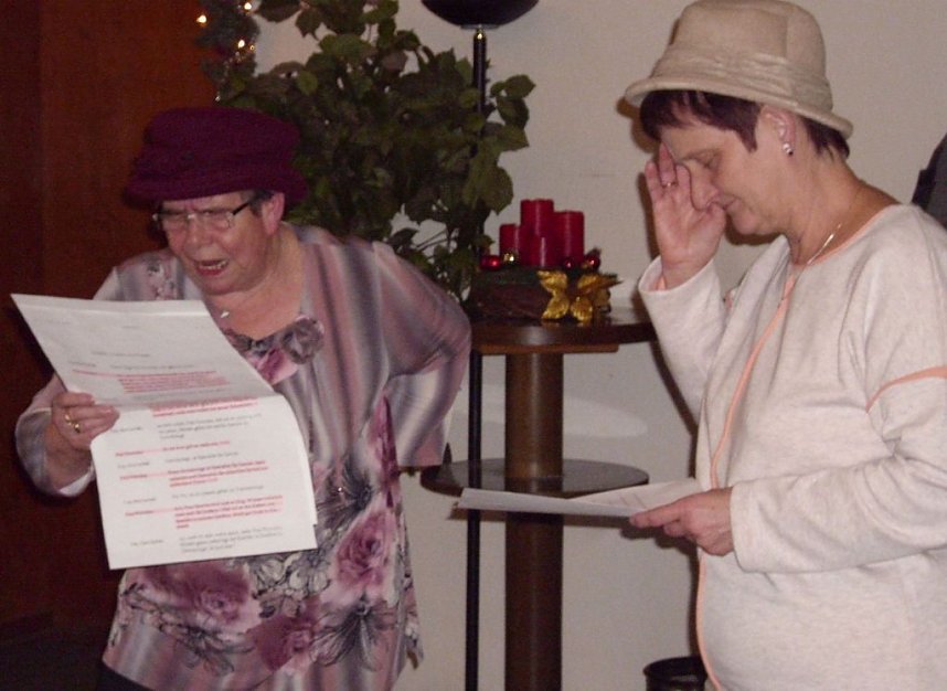 Weihnachtsfeier beim WB 4