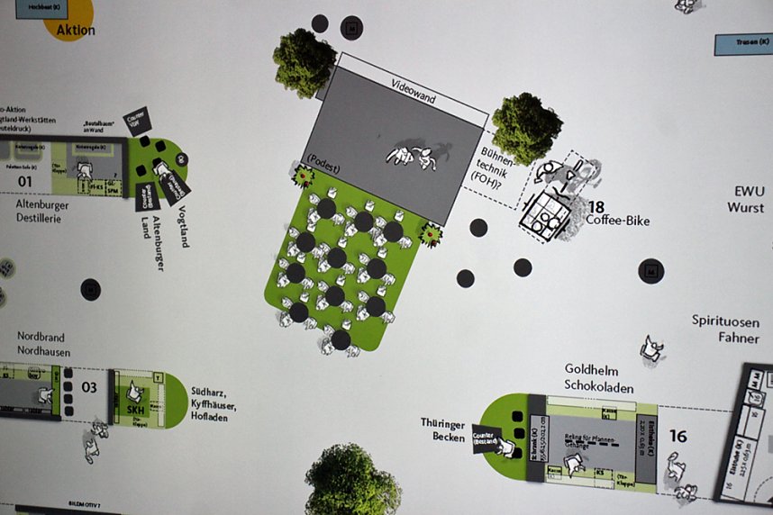 Auf Messen pr&auml;sent