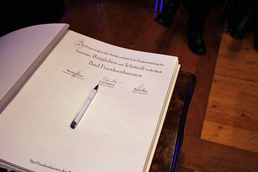 Festakt in Bad Frankenhausen mit &Uuml;berraschung