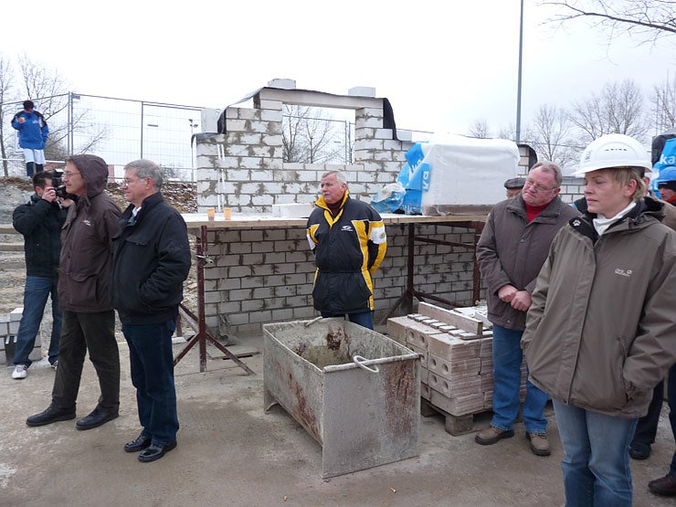 Grundsteinlegung Sportlerheim Westerengel