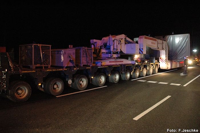 400 Tonnen unterwegs