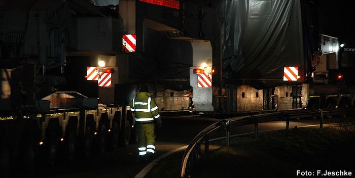 400 Tonnen unterwegs