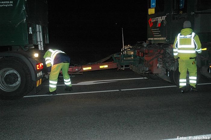 400 Tonnen unterwegs