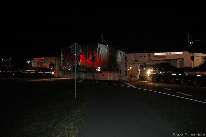 400 Tonnen unterwegs