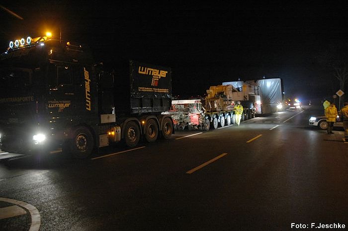 400 Tonnen unterwegs