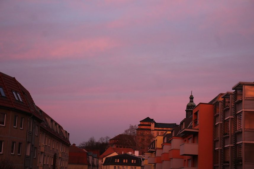 Sondershausen ganz in Rot