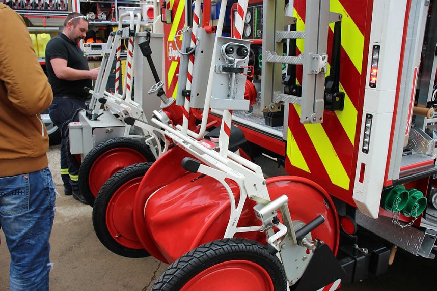 Vier Feuerwehrfahrzeuge f&uuml;r den Kyffh&auml;userkreis