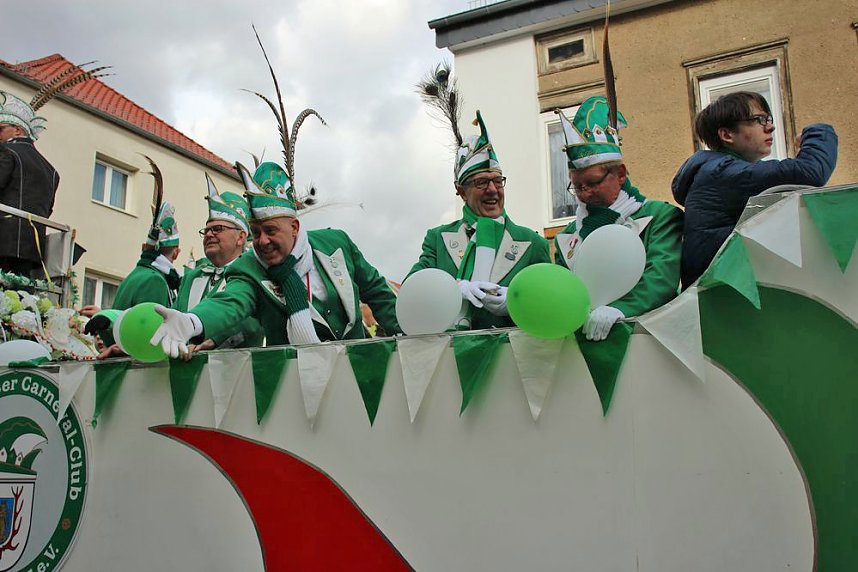 Der Rosenmontagsumzug in Sondershausen (1)