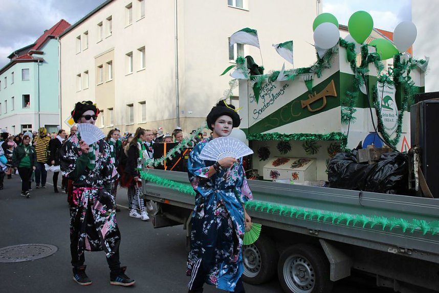 Der Rosenmontagsumzug in Sondershausen (1)