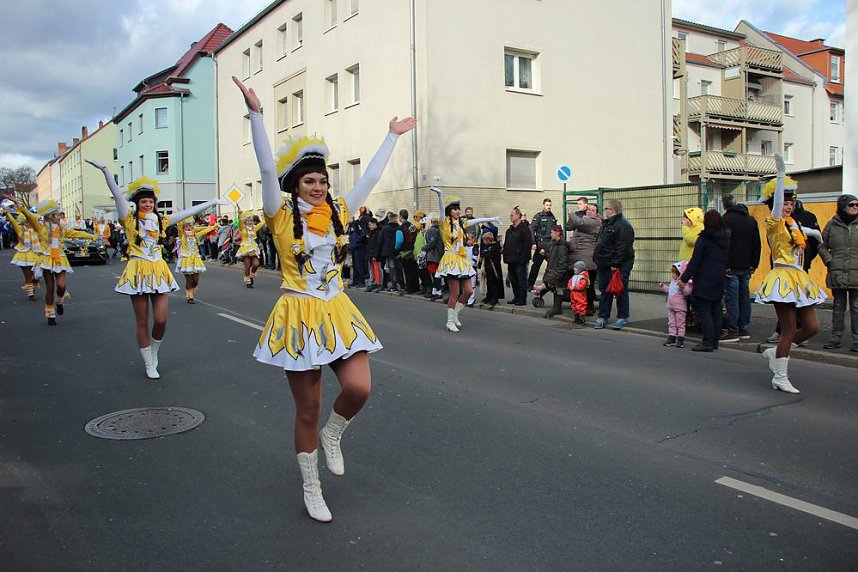 Der Rosenmontagsumzug in Sondershausen (1)